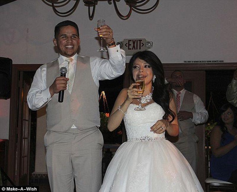 To have time to get married is the dying wish of an 18—year-old girl