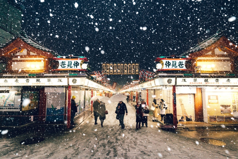 Tokio nevado