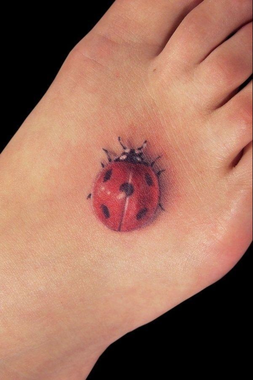 Too realistic drawings on the body