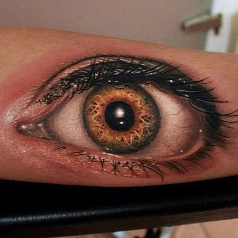 Too realistic drawings on the body