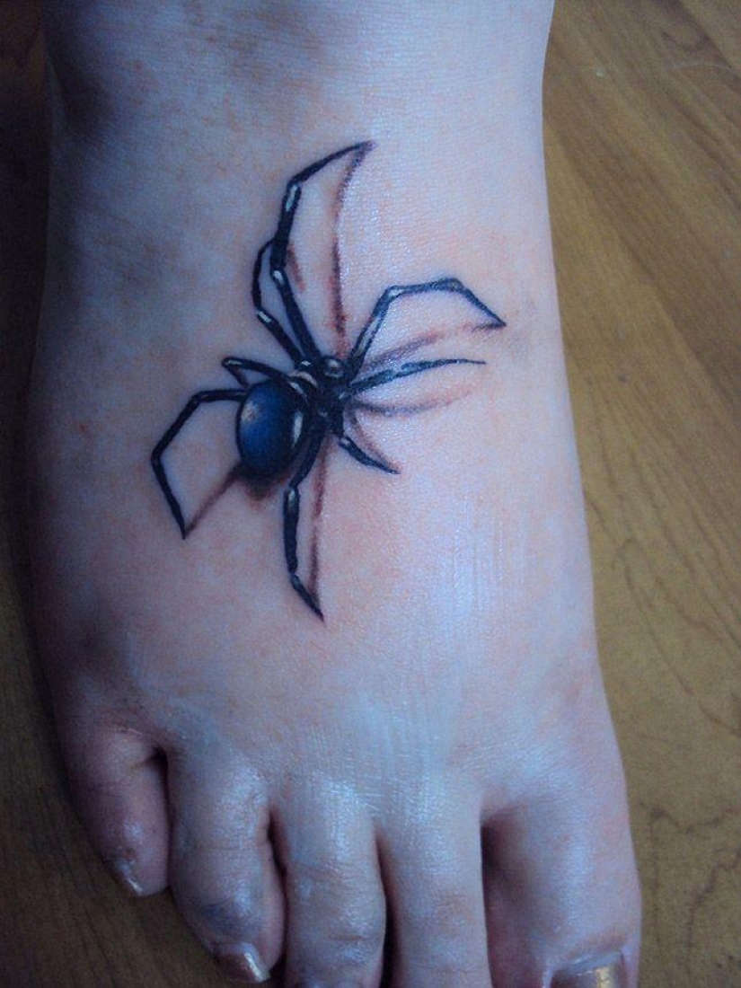 Too realistic drawings on the body
