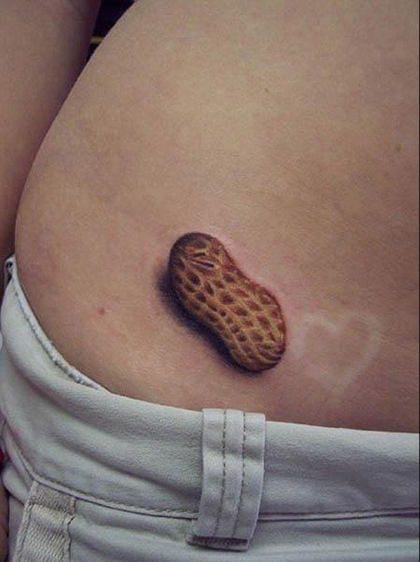 Too realistic drawings on the body