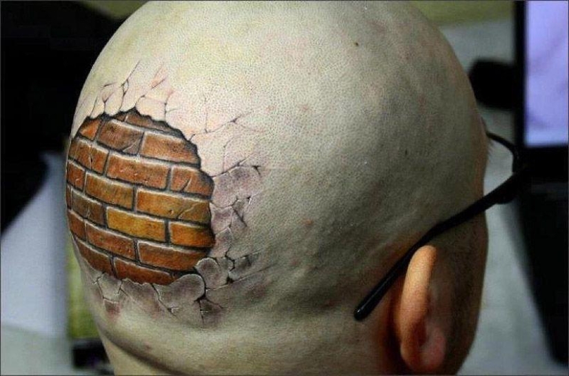 Too realistic drawings on the body