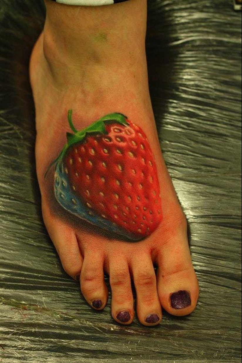 Too realistic drawings on the body