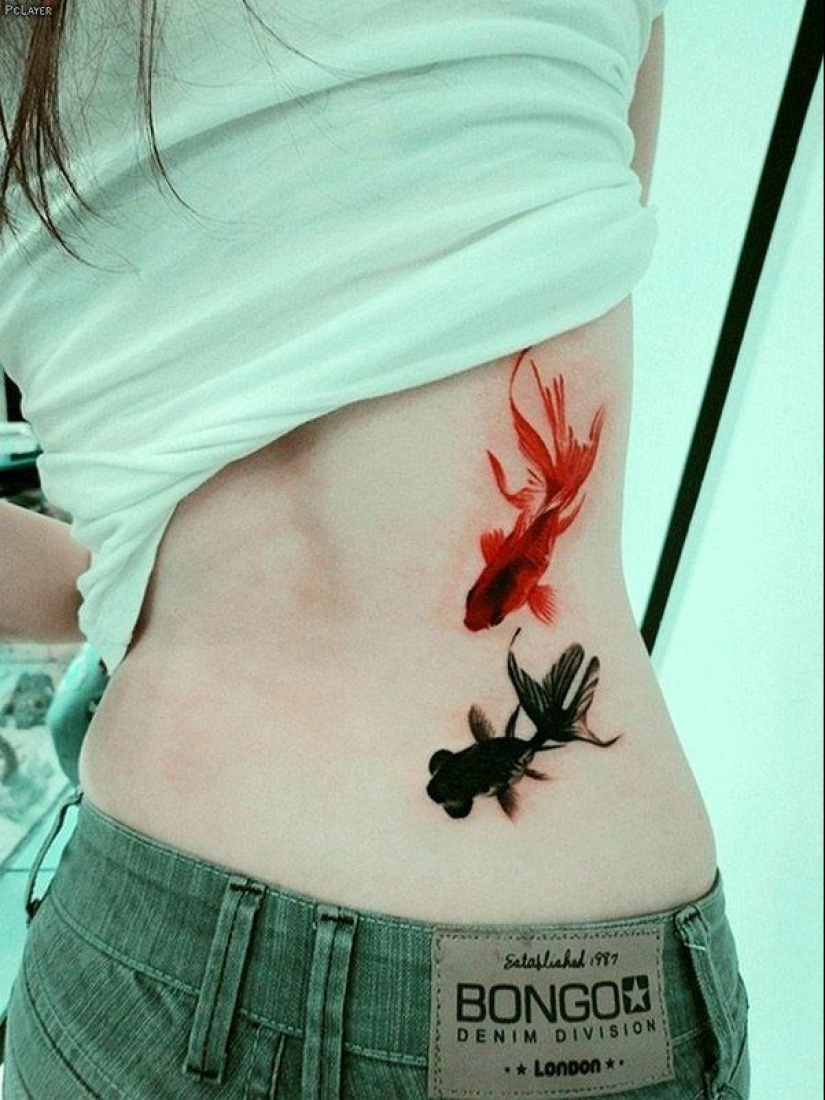 Too realistic drawings on the body