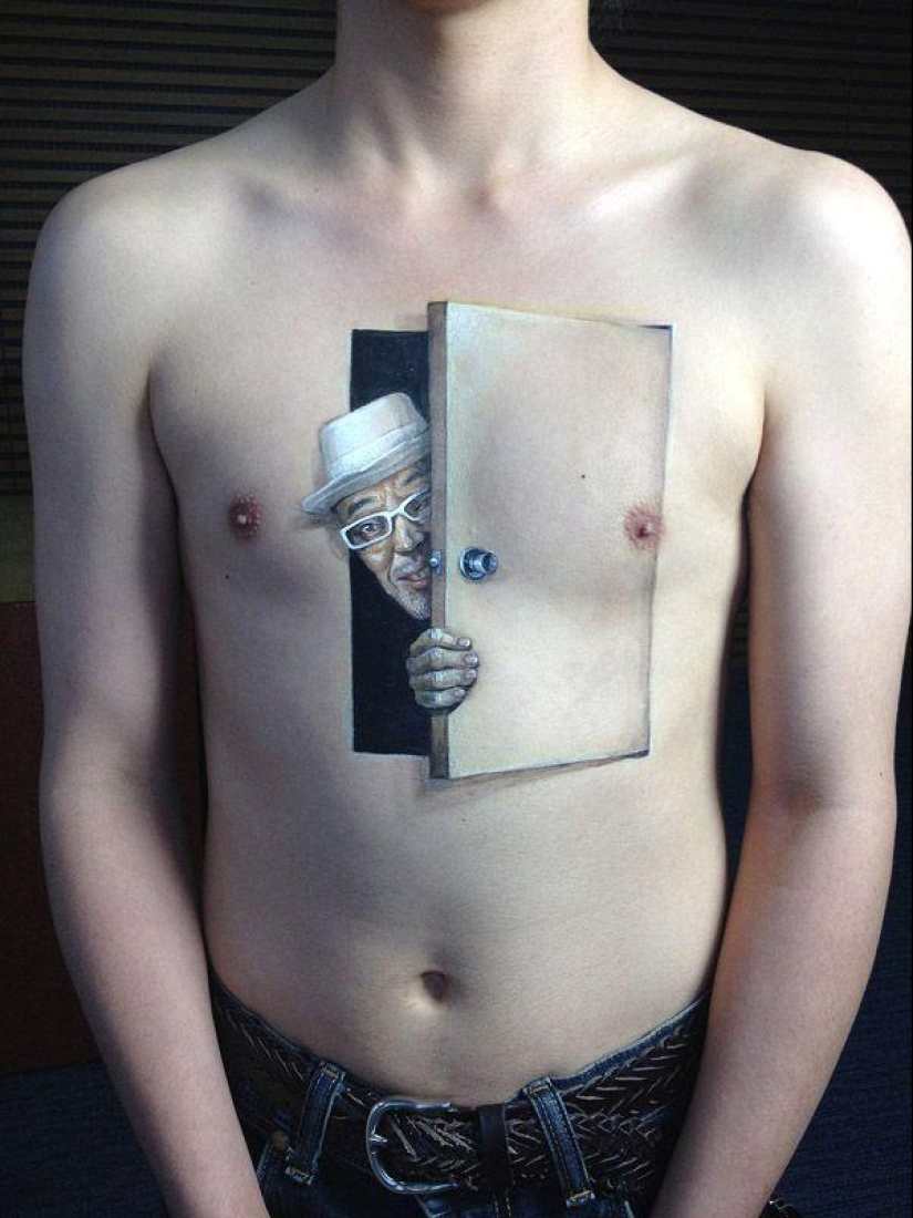 Too realistic drawings on the body
