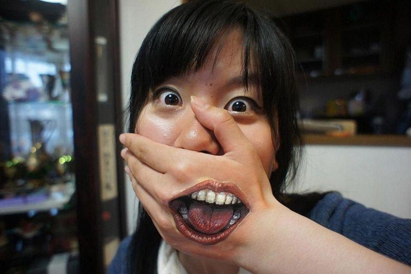 Too realistic drawings on the body