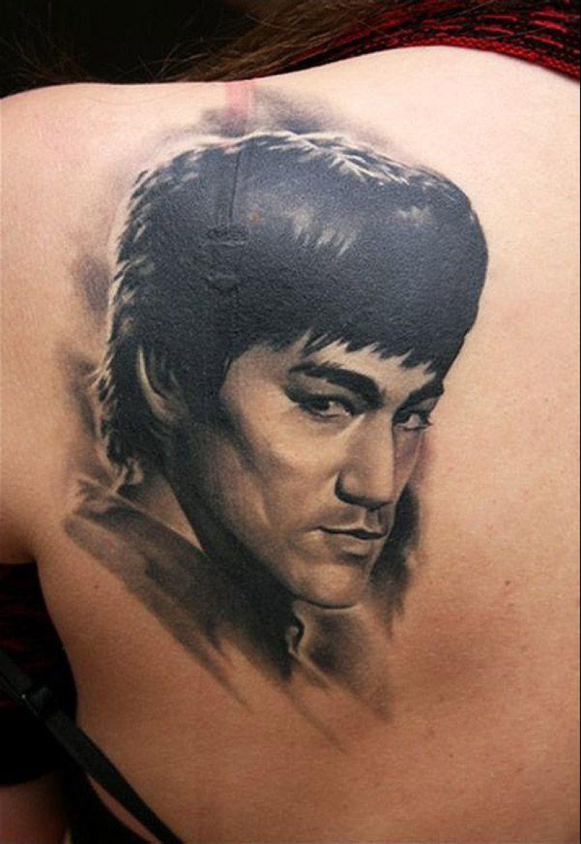 Too realistic drawings on the body