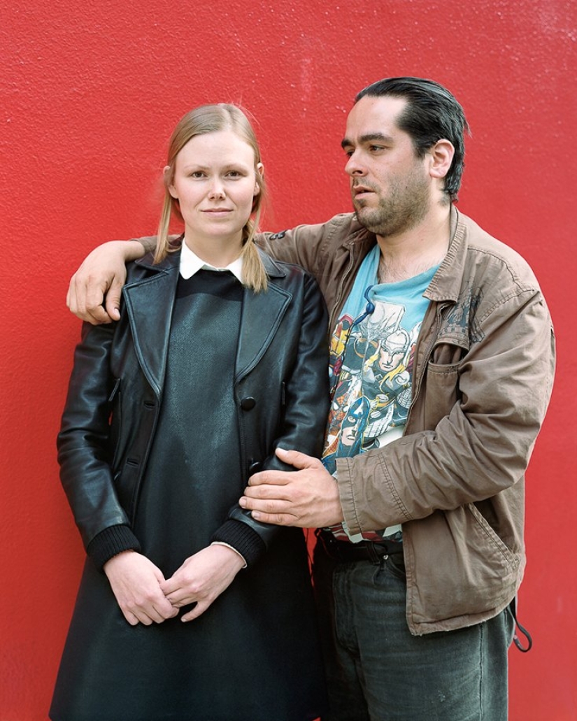 Touching Strangers: Strangers hug each other