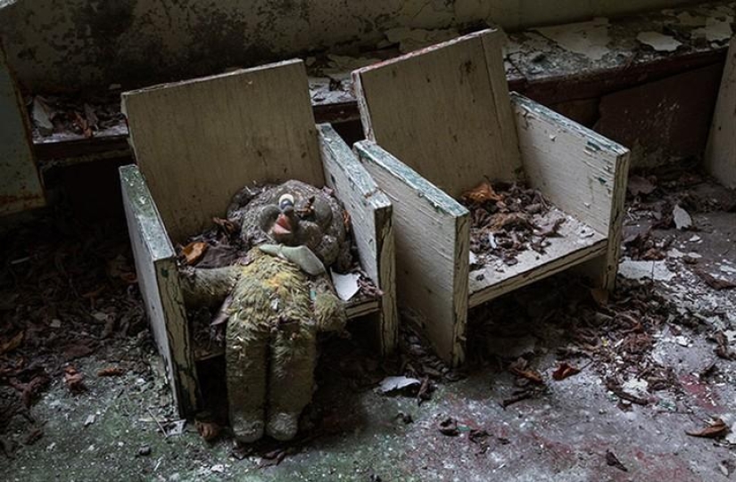 Tourists in Chernobyl