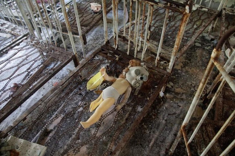 Tourists in Chernobyl