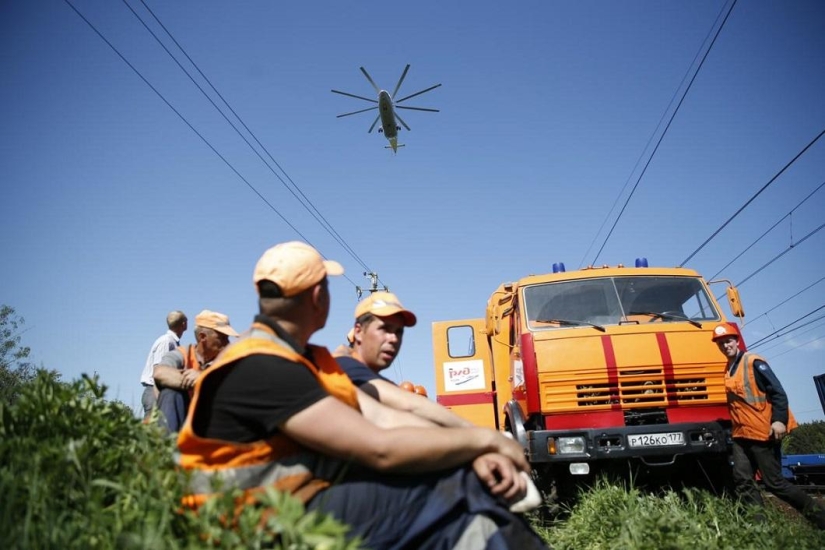 Tragedia en el ferrocarril en los suburbios
