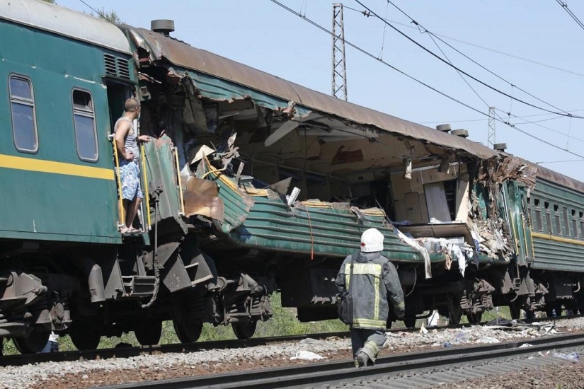 Tragedia en el ferrocarril en los suburbios