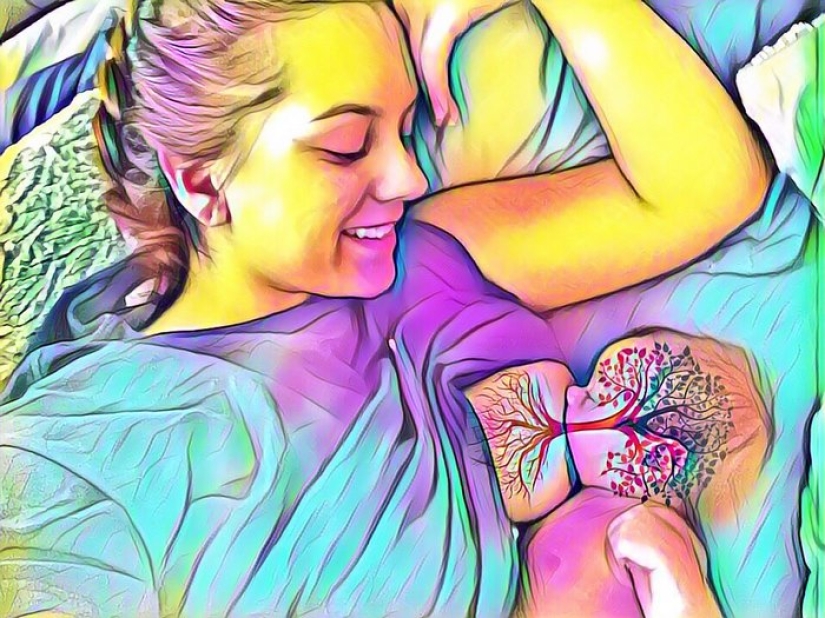 Tree of Life: pictures of breastfeeding that flooded the Internet Tree of Life: pictures of breastfeeding that flooded the Internet