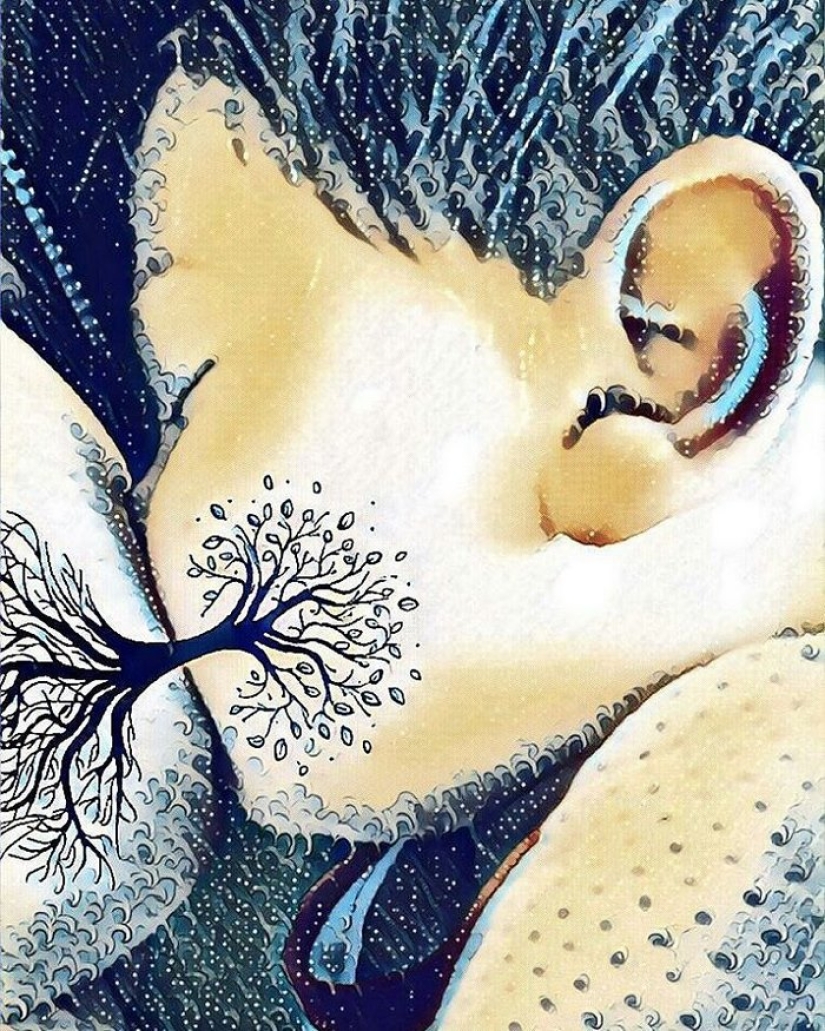 Tree of Life: pictures of breastfeeding that flooded the Internet Tree of Life: pictures of breastfeeding that flooded the Internet