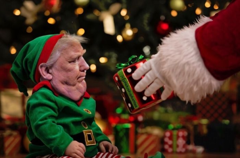 Trump asked not to publish his pictures with a double chin, but the Internet responded with photojabs