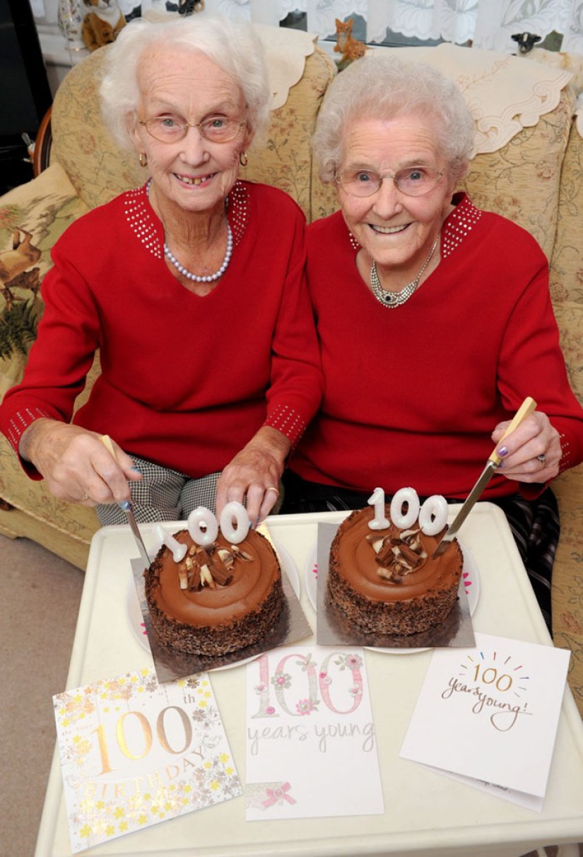 Twins who celebrated their 100th anniversary share the secret of longevity