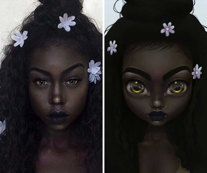 Un amante de Disney y Pixar convierte retratos de gente común en dibujos animados, ¡y es increíble!