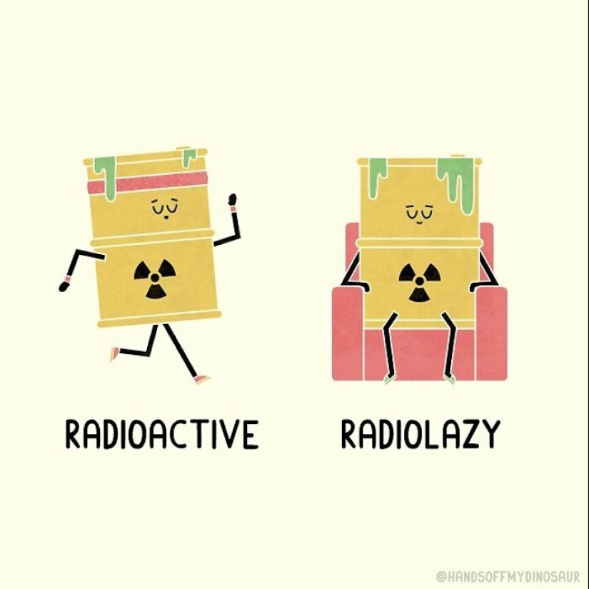 Un divertido giro de palabras: mi serie de 15 ilustraciones punny y sus extravagantes opuestos Un divertido giro de palabras: mi serie de 15 ilustraciones punny y sus extravagantes opuestos