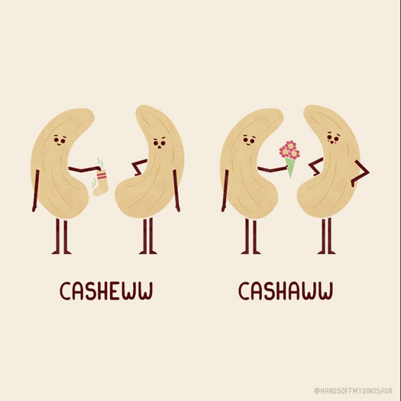 Un divertido giro de palabras: mi serie de 15 ilustraciones punny y sus extravagantes opuestos Un divertido giro de palabras: mi serie de 15 ilustraciones punny y sus extravagantes opuestos