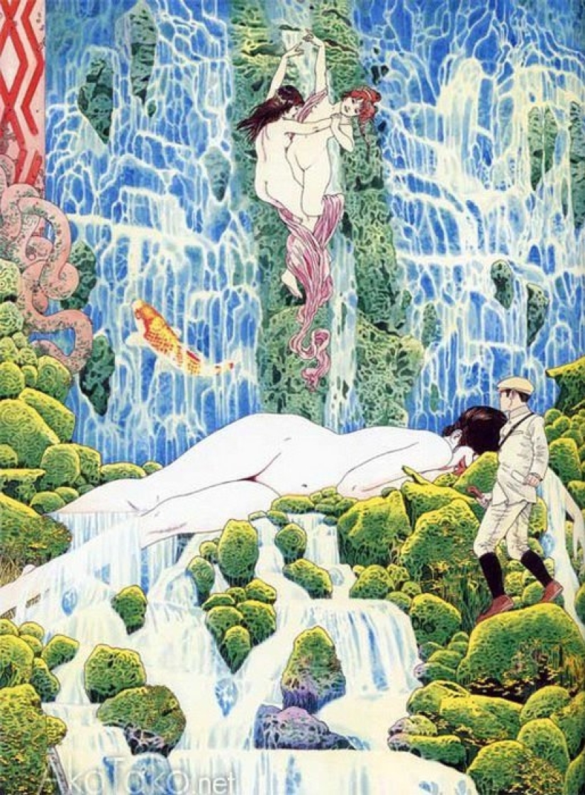 Un ilustrador japonés cuyo trabajo es tan obsceno que está prohibido en su país natal