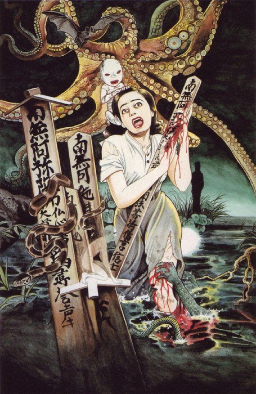 Un ilustrador japonés cuyo trabajo es tan obsceno que está prohibido en su país natal