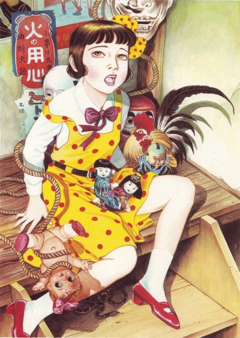 Un ilustrador japonés cuyo trabajo es tan obsceno que está prohibido en su país natal
