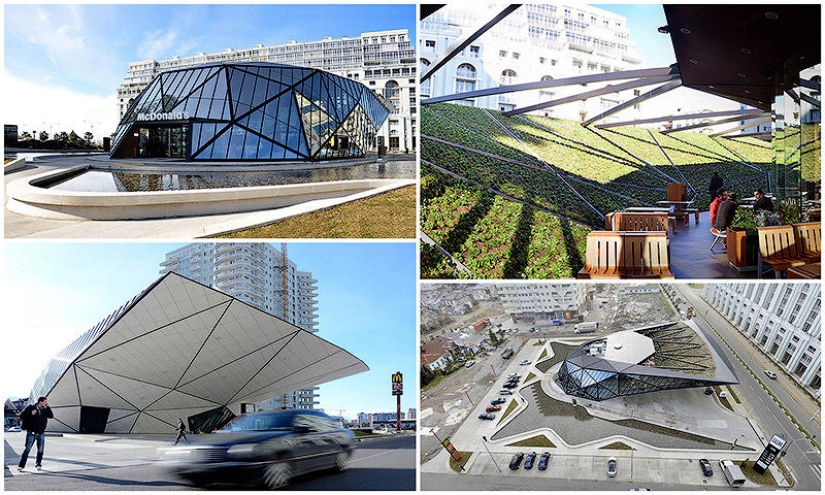 Un McDonald&#39;s futurista fue construido en Batumi