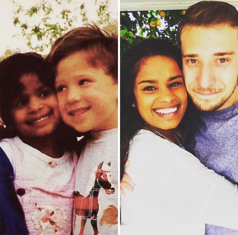 Un niño de 3 años prometió casarse con su novia y 20 años después lo hizo