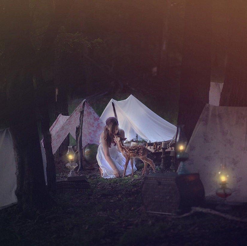 Una niña y su ciervo: la historia de una mascota inusual Una niña y su ciervo: la historia de una mascota inusual