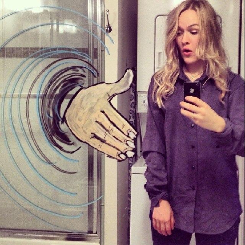 Una nueva toma en la selfie Una nueva toma en la selfie