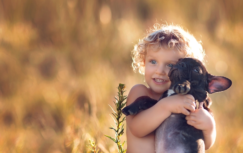 Una publicación de ternura impensable de cachorros, ¡humanos y no solo!