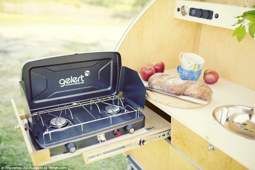 Under the roof of your house: with such a trailer, you will not want to return home