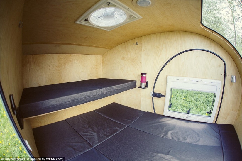Under the roof of your house: with such a trailer, you will not want to return home
