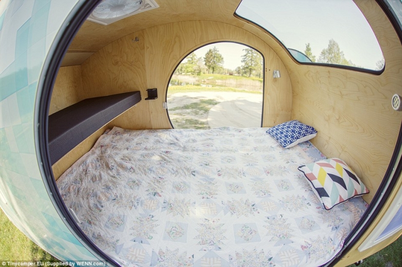 Under the roof of your house: with such a trailer, you will not want to return home