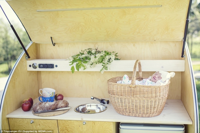 Under the roof of your house: with such a trailer, you will not want to return home