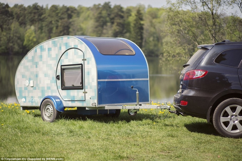 Under the roof of your house: with such a trailer, you will not want to return home