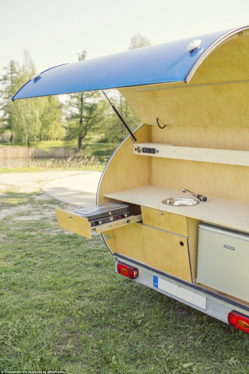 Under the roof of your house: with such a trailer, you will not want to return home