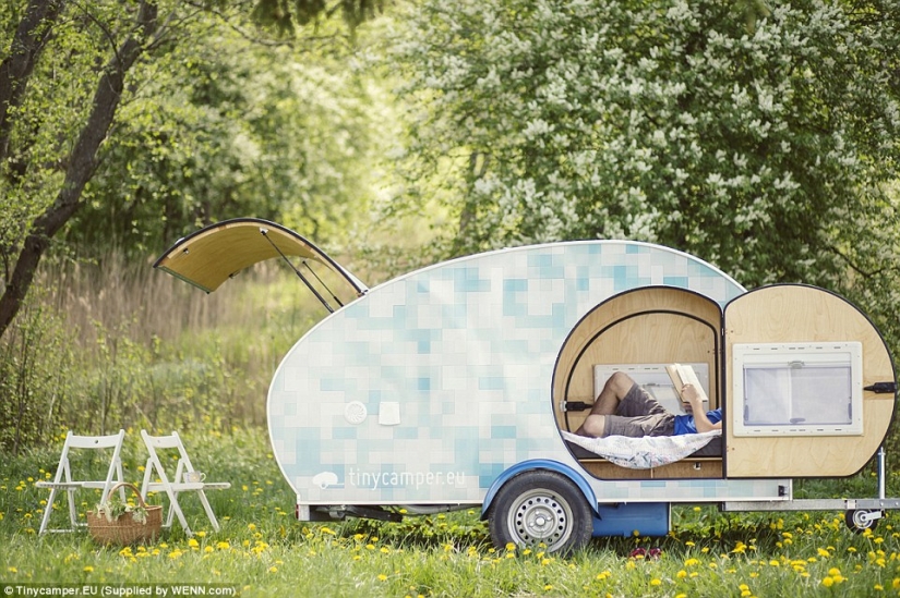 Under the roof of your house: with such a trailer, you will not want to return home
