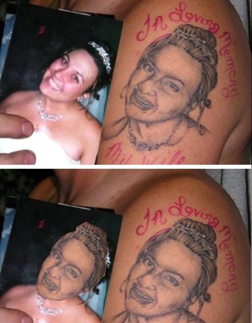Unreal tattoos of real people and animals Unreal tattoos of real people and animals