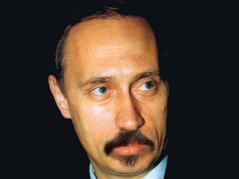 Unusual mustache fan site for Putin