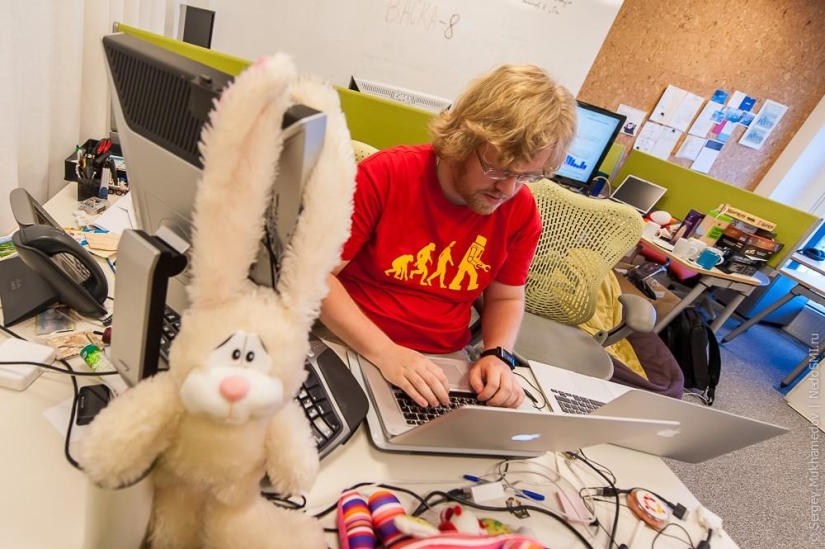 Unusual office: I want to work like this!