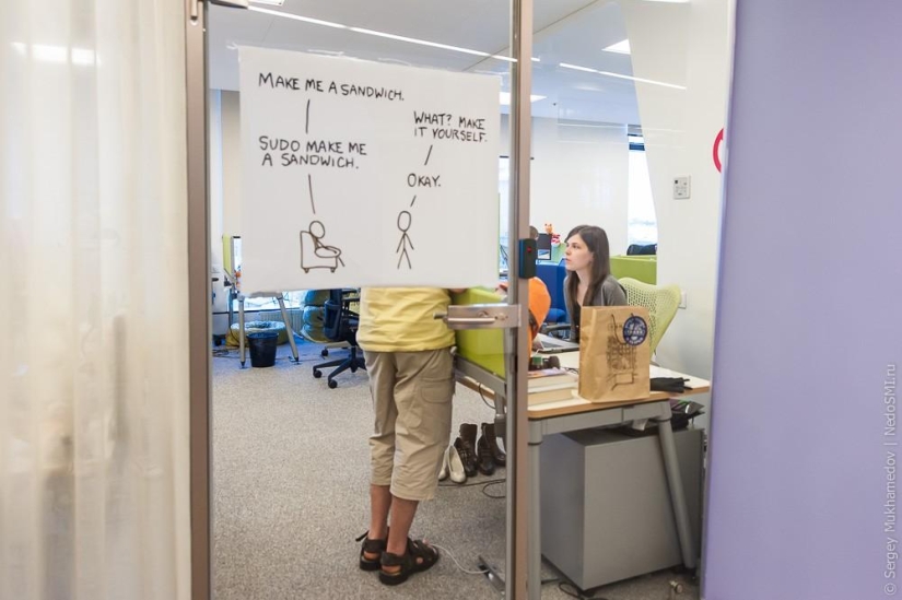 Unusual office: I want to work like this!