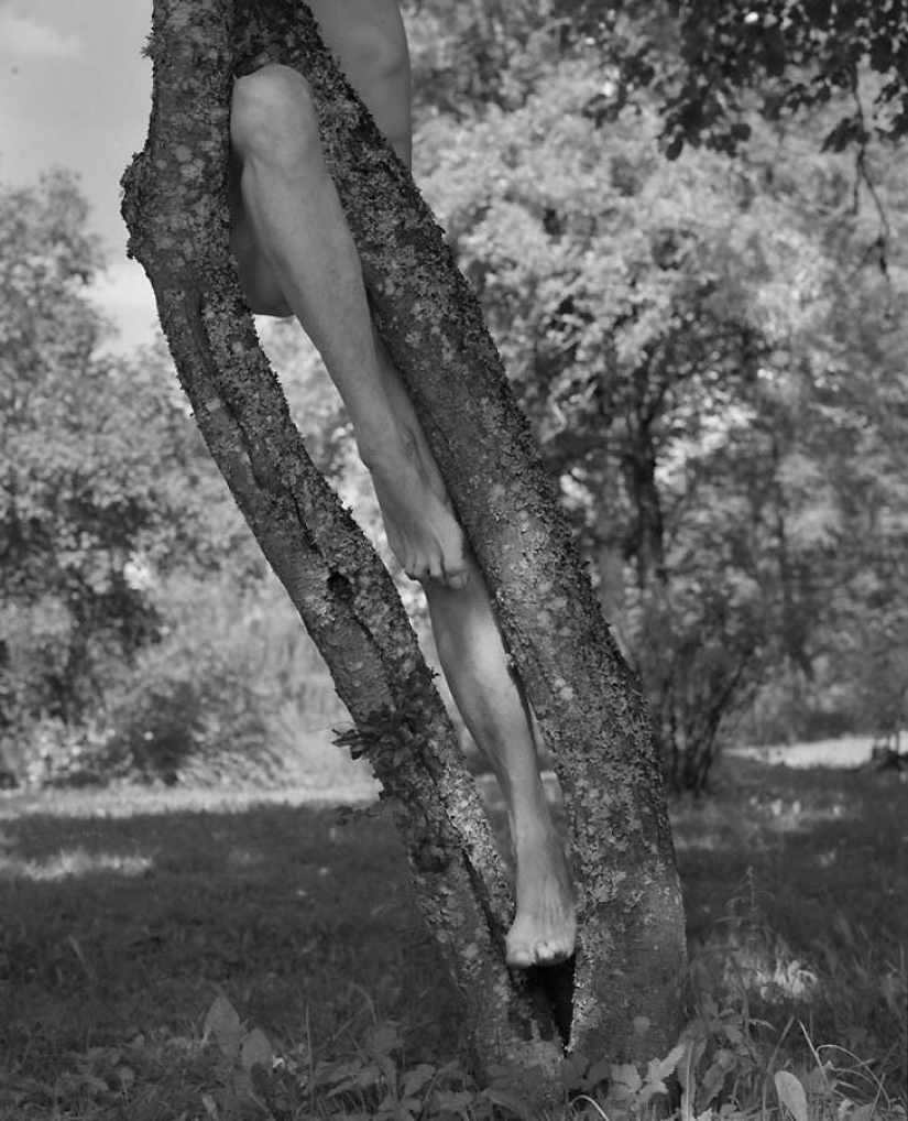 Unusual self-portraits of Arno Minkkinen