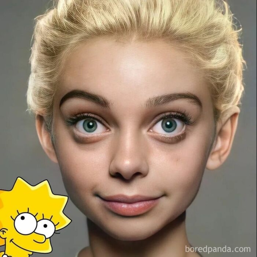 Usé AI y Photoshop para recrear los personajes de Los Simpson como si existieran en la vida real (15 fotos)