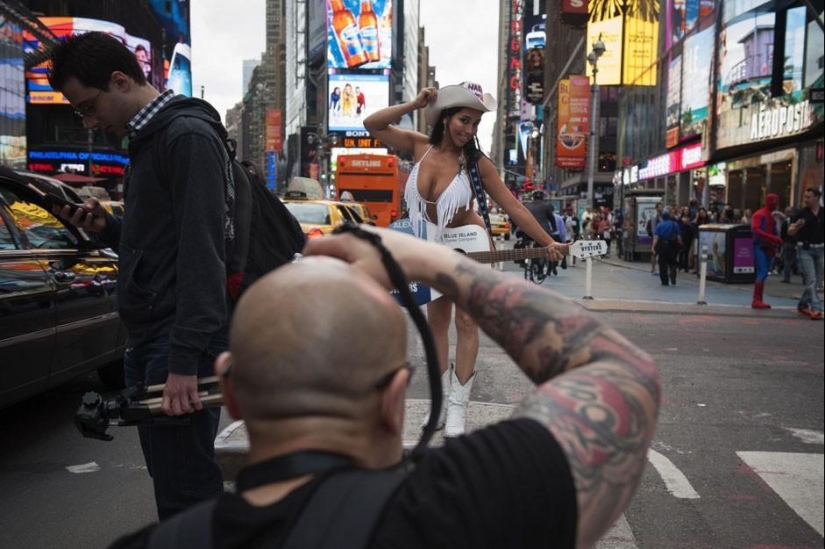 Vaquero desnudo de Times Square
