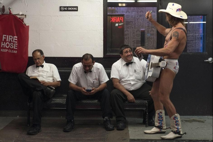 Vaquero desnudo de Times Square