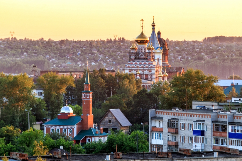 View from the basket: "Heavenly Fair of the Urals" in the Perm Region View from the basket: "Heavenly Fair of the Urals" in the Perm Region
