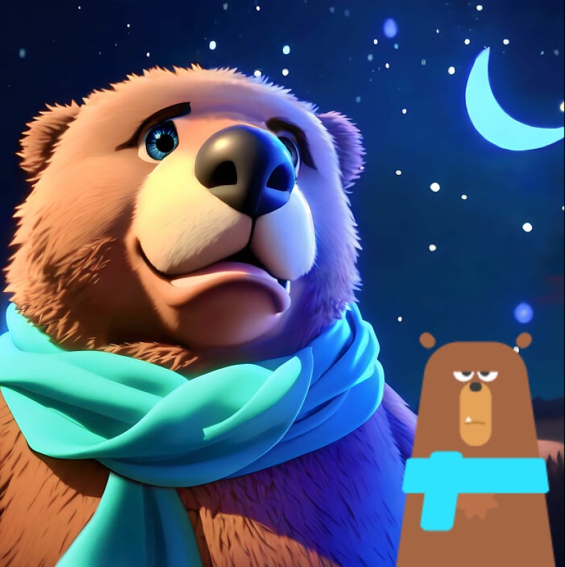 Volví a imaginar al elenco de la aplicación de aprendizaje de idiomas Duolingo como si fueran parte del universo de Pixar (11 fotos)