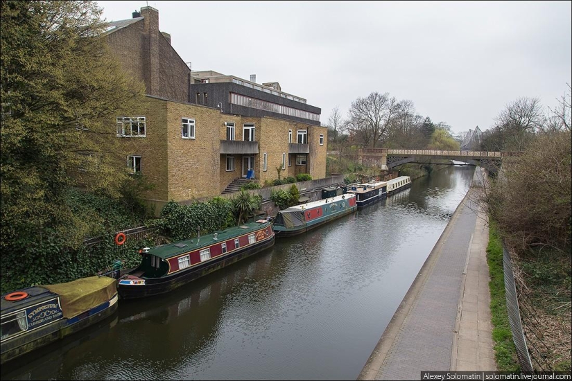 Walking in London in spring Walking in London in spring